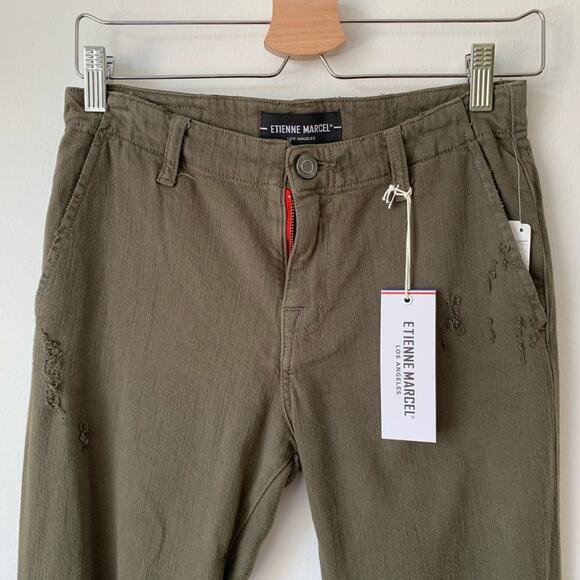 NWT Etienne Marcel Denim Boyfriend Trousers Pants Women's 25 - Picture 3 of 16